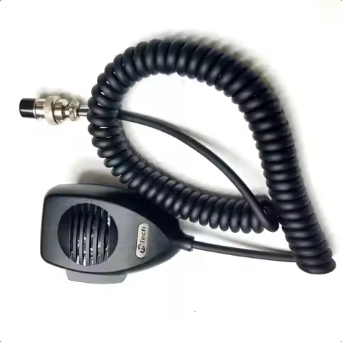 CB-12 Two-way Radio Microphone 4 Pin Ham Mic Mobile Radio Speaker Ham Radio Accessories For Cobra Un