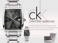 CASIO手錶專賣店 國隆 CK手錶專賣 Calvin Klein 瑞士 K3041161 酒桶_保固_發票