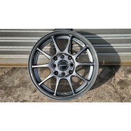 New Car Sport Rim WEDSSPORT TC105N Wheels 14x6J 8x100/114.3 ET38 Hyper Black - READY STOCK