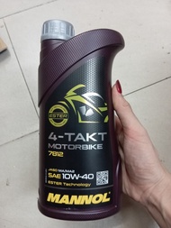 NHỚT MANNOL 10W-40 4T-TAKT MOTORBIKE 7812 JASO MA/MA2