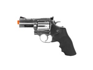 715 2.5" CO2 Airsoft Revolver, Silver Airsoft Gun