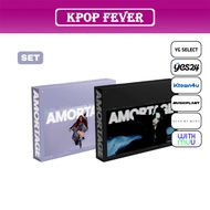 (SET) BLACKPINK JISOO - [ AMORTAGE ] MINI ALBUM / EXCLUSIVE EDITION (BLACK + PURPLE VER.) + POB