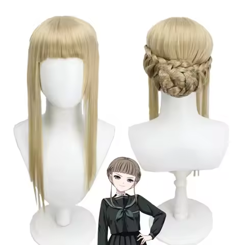 Euphoria Nemu Manaka Cosplay Wig Braided Updo Anime Hair