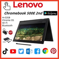 Touch Screen Lenovo 500E 2nd Yoga chromebook 8GB RAM 64GB SDD up to 320GB HDD  laptop gaming  murah
