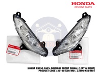 HONDA RS150 100% ORIGINAL FRONT SIGNAL LIGHT COMP POSITION LAMPU DADA LEFT RIGHT 33195-K56-M01 33190