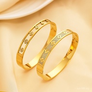 Hollow Hot-selling Female Bracelet Cross-Border Clover Bracelet Bracelet Diamond Four-Leaf Clover Eu