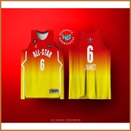 ✑ ✹ ❡ 2023 NBA ALL STAR HG JERSEY FULL SUBLIMATION JERSEY