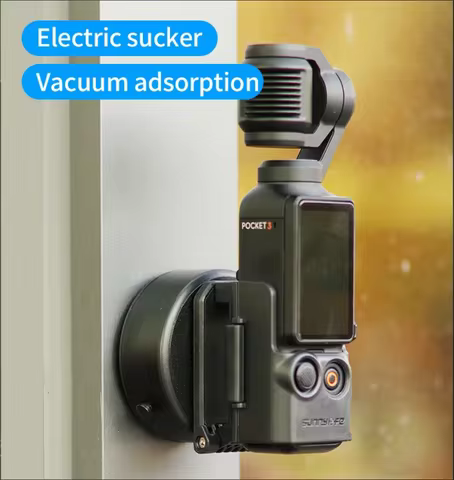 Magnetic suction cup fixing bracket for DJI Osmo Pocket 3 sports camerama, adapter for sports camera