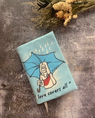 愛遮蓋一切 Love covers all 聖經書套 筆記本套 手繪插畫 書套