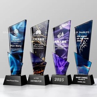 New Color Crystal Trophy [Trophy Making] Customized Trophy Trophy Customized Customized Gift Medal C