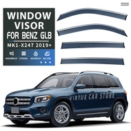 Suitable for Mercedes-Benz GLB  X247 special car window visor,car door rain guard,car rain shield,si