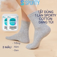 Sporty 100% cotton Men'S And Women'S Socks Are Breathable, Sweat Absorbent, Easy To Carry