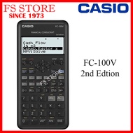 CASIO ORIGINAL MALAYSIA FC-100V2 FC100V2 2ND EDITION FINANCIAL CALCULATOR/ CASIO ORIGINAL MALAYSIA F