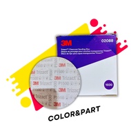 3M Trisack Round Sandpaper 02085/02088 No. 3000 1500 For Clear 6 Inches TRIZACT