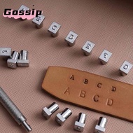 GOSSIP Leather Stamping Tool, 33pcs/37pcs 26 Capital Letter Alphabet Stamping Kit, Crafting Kit Leat