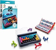 SmartGames IQ Fit - a fun 3D travel game for ages 7-adult featuring 120 challenges