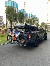 Car Motorcycle Rack Off-Road Motorcycle Trailer Luggage Rack Rear Rack Rear Square Mouth Rear Mount 