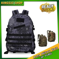 Ringgit Shop Army Military 3P PUBG Attack Tactical Backpack 40L Outdoor Travel Bag Beg Tentera