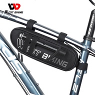 WEST BIKING Bicycle Frame Bag Waterproof MTB Road Bike Bag Top Tube Phone Bag Cycling Accessories