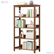 ¤✈☢Rak buku meja sederhana rak atas bilik tidur rak buku rak penyimpanan lantai pelbagai tingkat kayu anak-anak pelajar