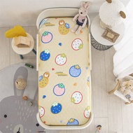 Summer Sleeping Quilting Thailand Latex Mat Cartoon Cool Breathable Bed Mattress 0.5CM Baby Cooler Student Boys and Girls Pad