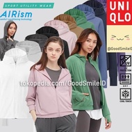 UNIQLO AIRism JAKET MESH HOODIE UV PROTECTION JACKET WANITA JASTIP 1