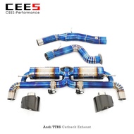 CEES Catback Exhaust for Audi TTRS/RS3 8V 8Y 2.5T 2018-2022 Titanium Alloy High Performance Escape V