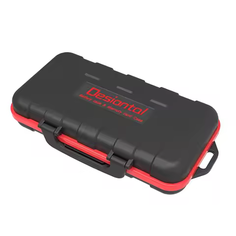 Portable Memory Card Storage Box Protective Hard Case for SD Micro SD TF Cards with Shockproof & Dus