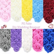 10/20/30PCS Artificial Flower Roses Bulk Stemless Fake Foam Roses Multicolour Foam Roses for Wedding