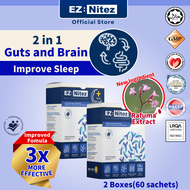EZNitez+ Probiotic Promotes Sleep Quality Mind Relaxation & Improve Guts Health - 2 box [improved fo