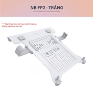 COMBO NB F80 + FP2 10 - 17 inch XÁM / TRẮNG NEW - GIÁ ĐỠ LAPTOP - MACBOOK GẮN BÀN - XOAY 360 ĐỘ