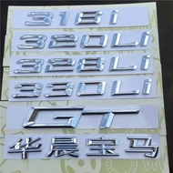 Suitable for BMW 318I 320LI 325I 328LI 335I Car Logo GT Tail Logo Word Sticker Logo 26.4.21