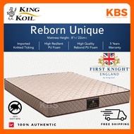 (FREE Shipping ALL WEST MALAYSIA) Kingkoil / First Knight / Reborn Unique / Mattress / 8 Inch  / Que