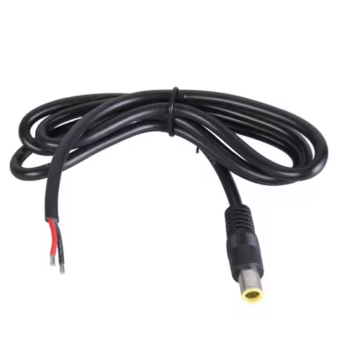 DC7909 Power Pigtails Cable, 12V DC 8mm Male Plug to Bare Wire Open End Power Wire Supply Repair Cab