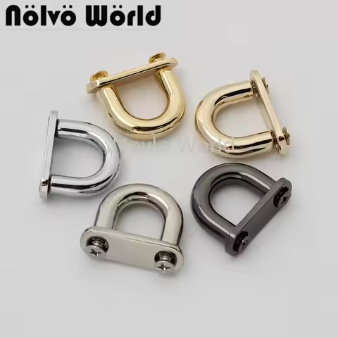 10-50 pieces 5 colors 4.0mm 17*14mm 3/8'' chrome color small U shape arch bridge for DIY chains bag 