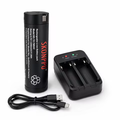 Rechargable Li-ion Battery 4V 3200mAh for 48-11-2131 Compatible with Milwaukee Headlamp Flashlight &