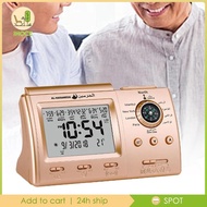 [Ihoce] Azan Alarm Clock for Home Decor Date Azan Table Clock for Office Home