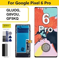 Super Amoled For Google Pixel 6 Pro LCD GLUOG Display Touch Screen Digitizer with Frame with fingerp