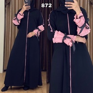 Abaya Gamis Turkey Maxi Dress Arab Saudi Bordir Zephy Turki Umroh