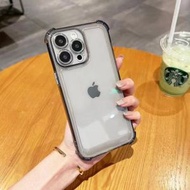 iPhone16蘋果15PRO防摔14ProMax蘋果16ProMax蘋果15Promax高級感適用手機殼iPhonexxsXrXsmax111213-黑色 iPhone 16 Pro Max