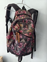Gregory day pack 26L 綠花 紫花 絕版拼花