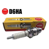 NGK SPARKPLUG D6HA OVERSIZE, CL90, CS90, other 2 stroke MC spark plug