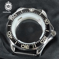 41 มม.สําหรับ Seahorse สแตนเลสนาฬิกาเซรามิค BEZEL Miyota8215 DG ST การเคลื่อนไหวอัตโนมัติ 10m นาฬิกา