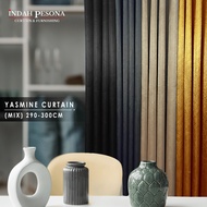 indahpesona.my Yasmine Curtain Mix (290CM-300CM) Blackout Curtain Window Tingkap Langsir Murah Hook 
