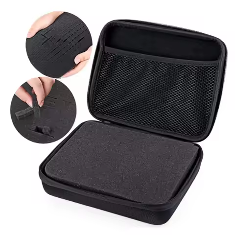 Bag Case DIY Travel Storage Box Collection Foam Portable Shockproof for GoPro Xiaomi SJCAM DJI OSMO 