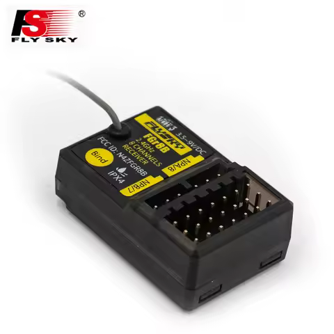 FLYSKY FGR8B 2.4GHz 8CH Receiver PWM/ PPM/ i-bus Output for AFHDS3 Transmitters RF Modules PL18/ NB4