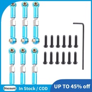 6Pcs Adjustable Metal Linkage Pull Rod Front /Rear Servo Link for  A949 A959 A969 A979 K929 RC Car U