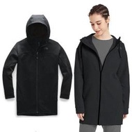 RV城市【The North Face】送》女 款長版保暖防潑防風連帽軟殼外套 FlashDry 運動休閒風衣_3YVP