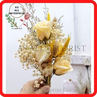 ASALL Hand Bouquet for Wedding Bridal Bouquet Bunga Tangan Pengantin Tunang BABY BREATH HAND BOUQUET