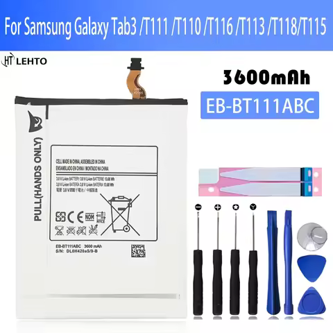 New 100% high capacity EB-BT111ABC Battery For Samsung GALAXY Tab3 T111 T110 T116 T113 T118 T115 pho